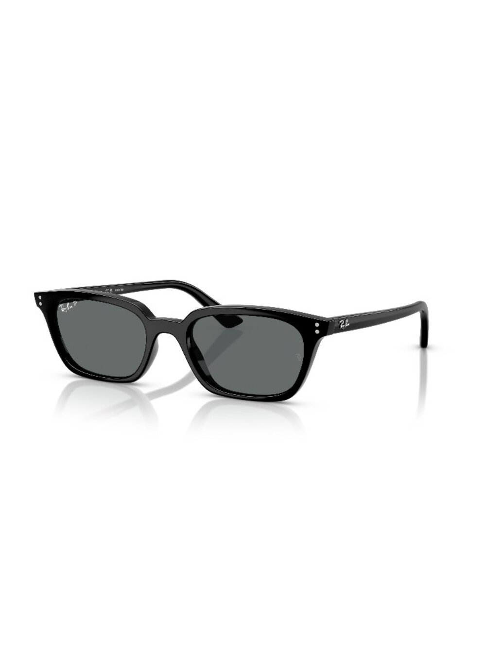 New Ray-Ban Unisex Sunglasses Black Grey Lens Injected Frame Ray Ban RB4456 ZAYA
